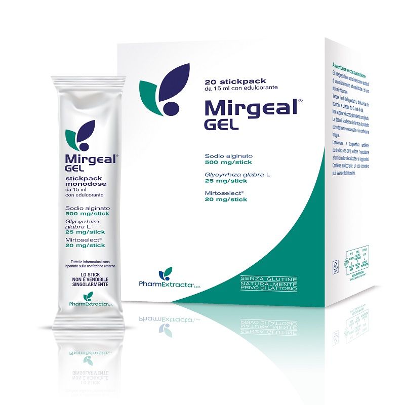 Mirgeal Gel per il sistema digerente 20 stickpack-1