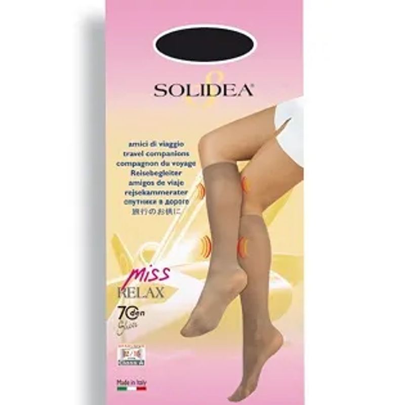 Solidea Miss Relax Gambaletto 70 Sheer Bronze Taglia S-1