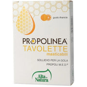 Alta Natura Propolinea Tavolette integratore di propoli 30 tavolette masticabili gusto arancia-1