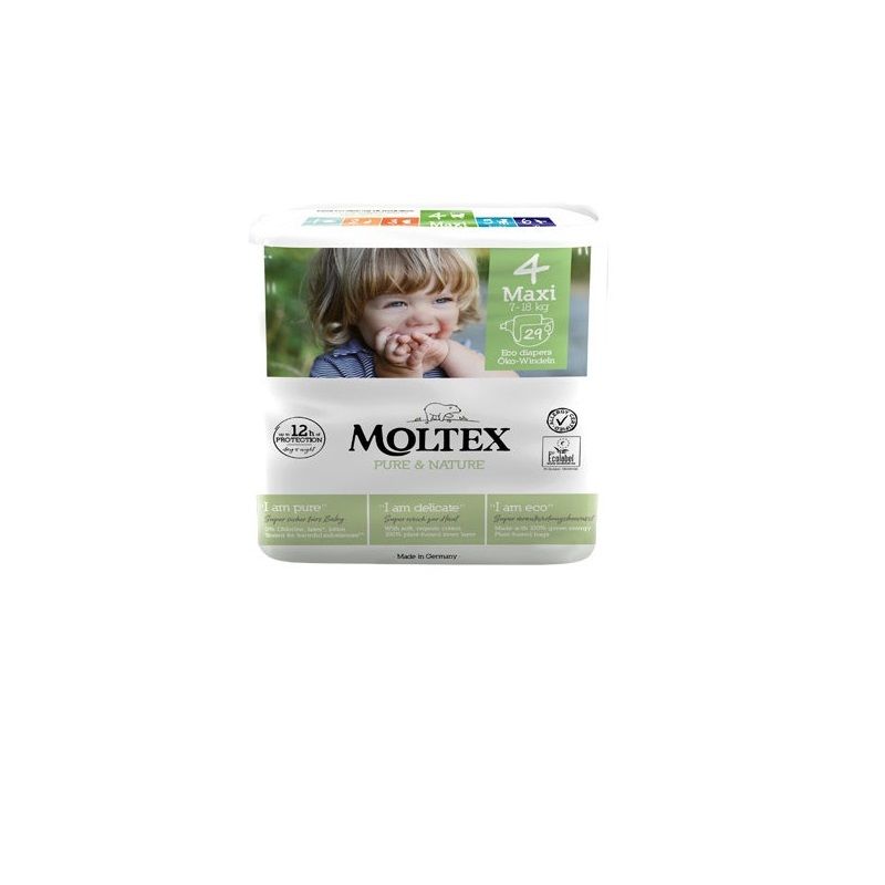 Pannolini Moltex Pure&Nature Maxi Taglia 4 -7/18kg- 29 Pezzi-1