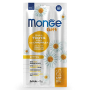 Monge Soft Sticks Per Gattini Trota Fresca Con Camomilla 45g-1