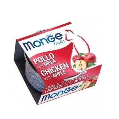 Monge Fruits Pollo Con Mela Cibo Umido Per Gatti Adulti 80g-1
