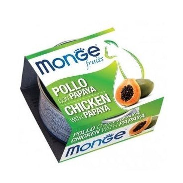 Monge Fruits Pollo Con Papaya Cibo Umido Per Gatti Adulti 80g-1