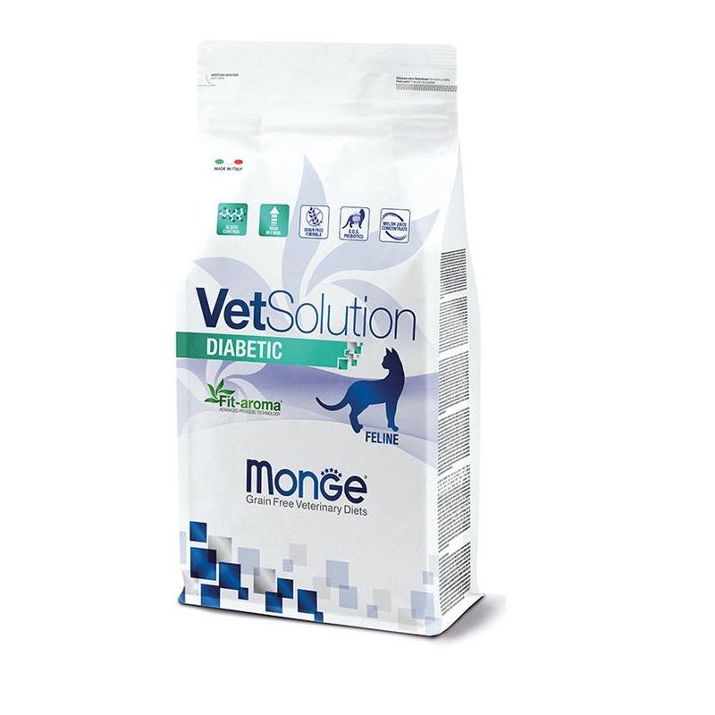 Monge Vetsolution Diabetic Linea Medica Cibo Secco Gatti Sacco 400g-1