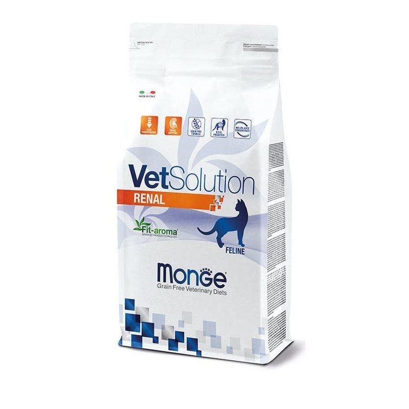 Monge Vetsolution Renal Linea Medica Cibo Secco Gatti Sacco 1,5 Kg-1