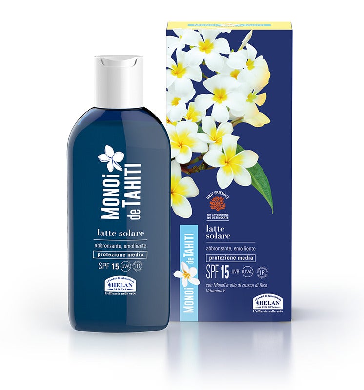 Helan Monoi De Tahiti Latte Solare SPF15 200ml-1