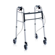 Moretti Mopedia deambulatore pieghevole in alluminio 4 ruote 1 pezzo cod.RP742-1