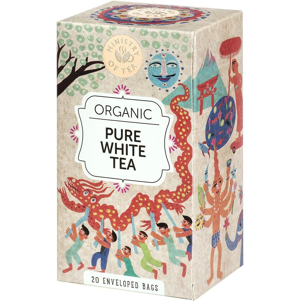 Ministry Of Tea Tè Bianco Puro Biologico 20 Filtri-1
