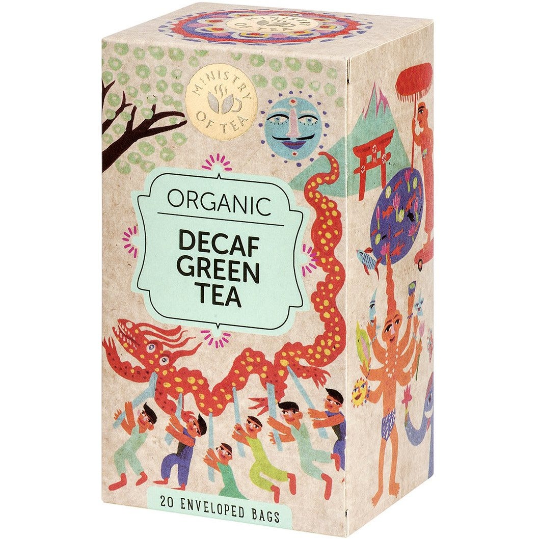 Ministry Of Tea Tè Verde Biologico Deteinato 20 Filtri-1
