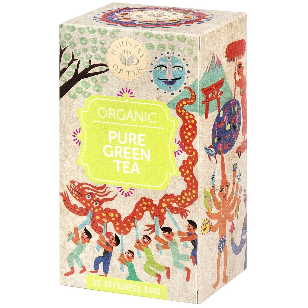 Ministry Of Tea Tè Verde Puro Biologico 20 Filtri-1