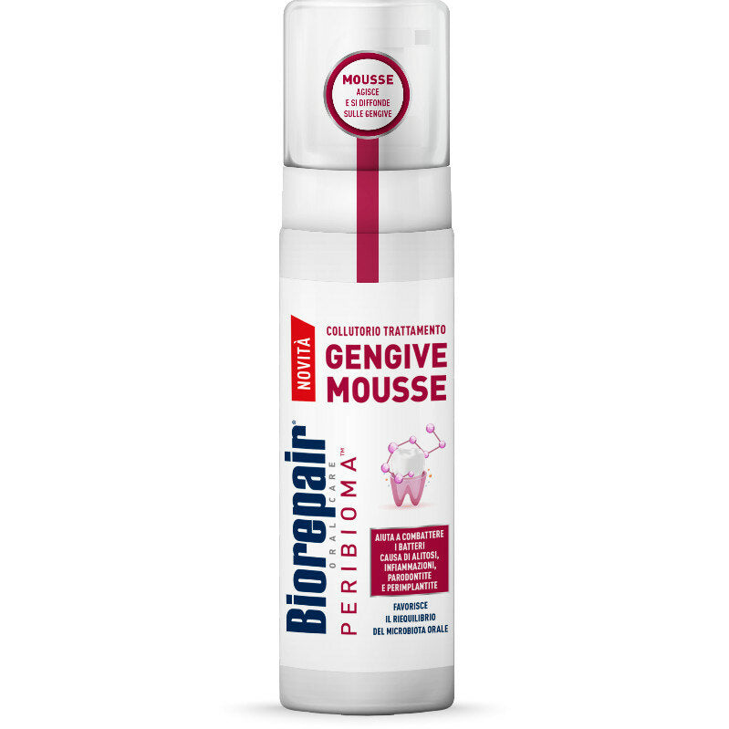Biorepair Peribioma Mousse Collutorio gengive 200ml-2