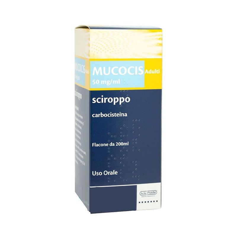 Mucocis Adulti 50mg/ml Sciroppo 200ml-1