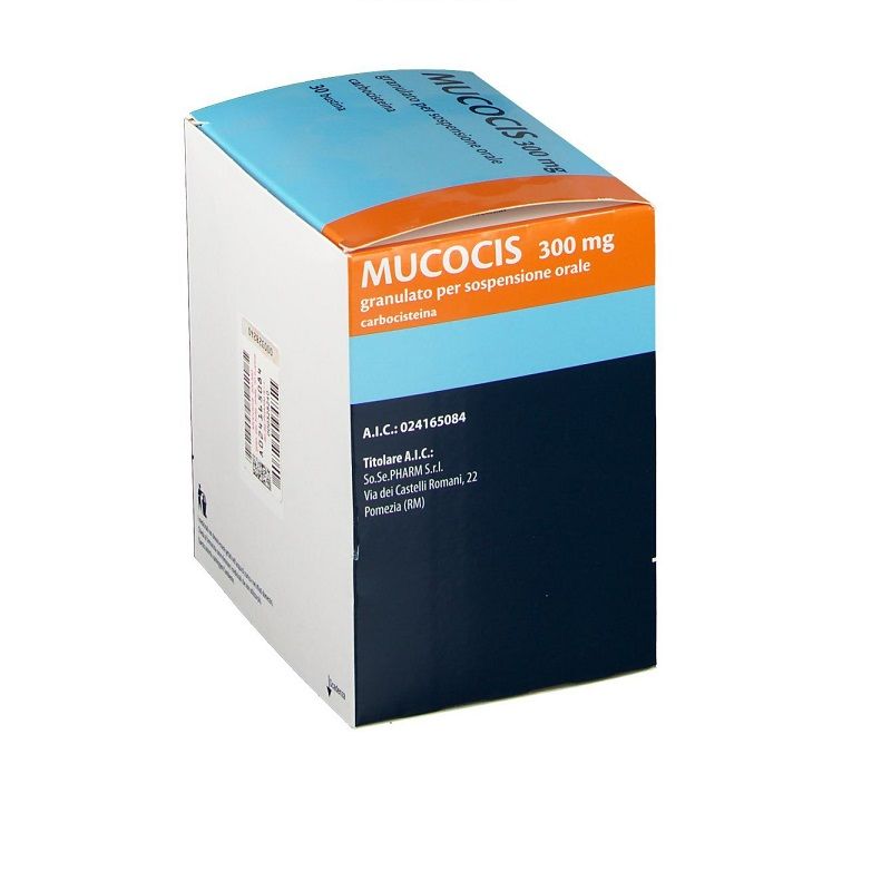 Mucocis Granulato per sospensione orale 300mg 30 bustine-1