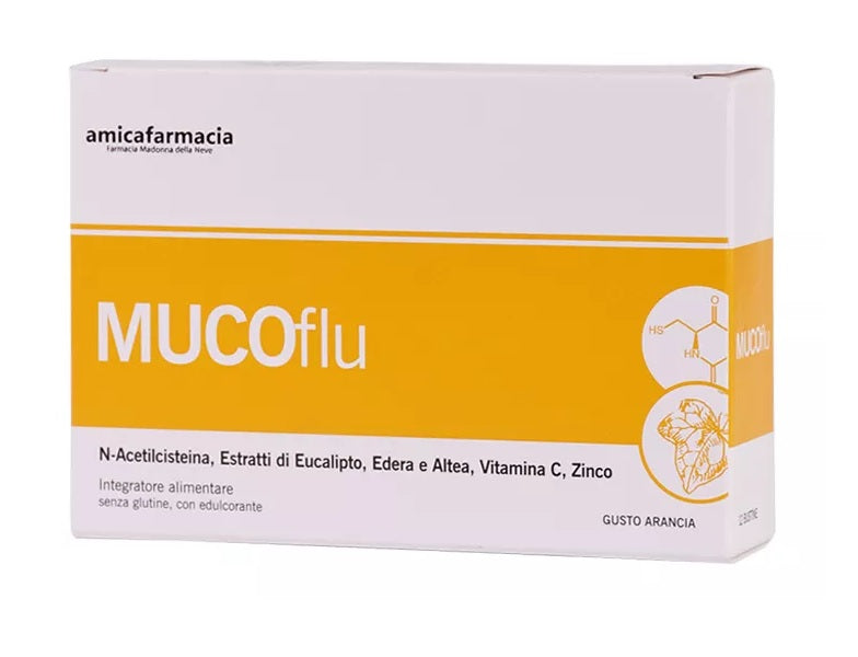Amicafarmacia MUCOflu utile per il sistema immunitario 12 bustine-0