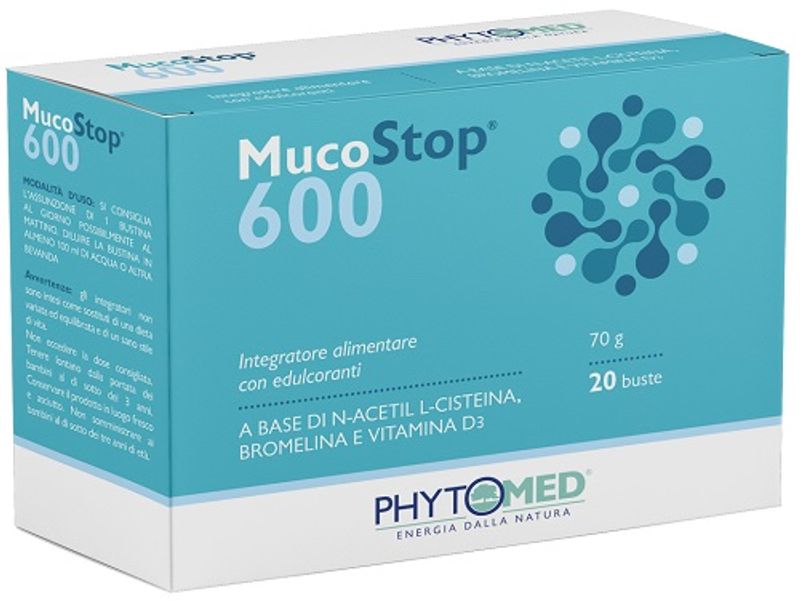 Mucostop 600mg 20 bustine-1