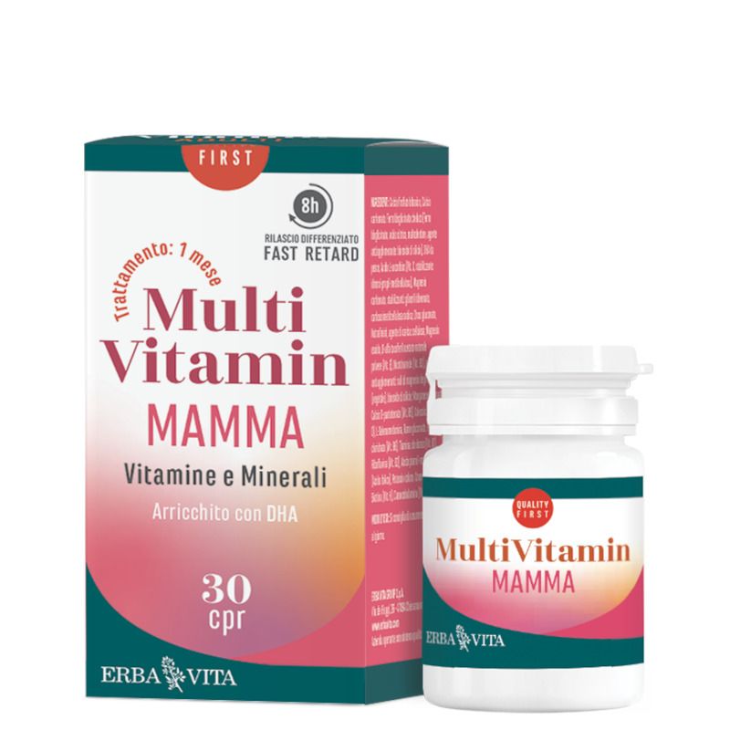 Erba Vita MultiVitamin Mamma integratore multivitaminico 30 compresse-1