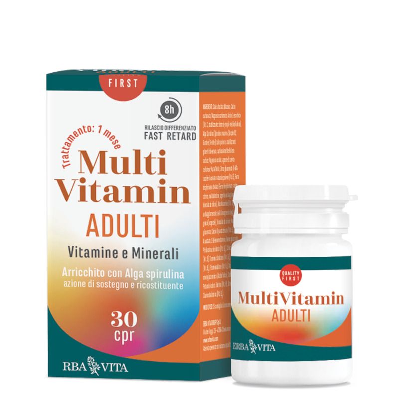 Erba Vita MultiVitamin Adulti integratore multivitaminico 30 compresse-1