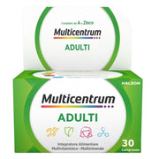 Multicentrum Adulti Integratore Alimentare Multivitaminico Vitamina C B D3 Calcio Ferro Zinco 30 Cpr-1