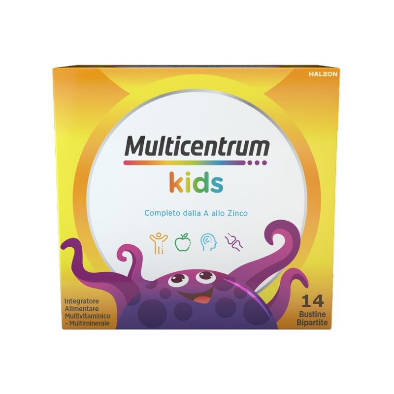 Multicentrum Baby Integratore Multivitaminico Multiminerale Vitamine/Ferro/Calcio Bimbi 3Anni+ 14Bst-1