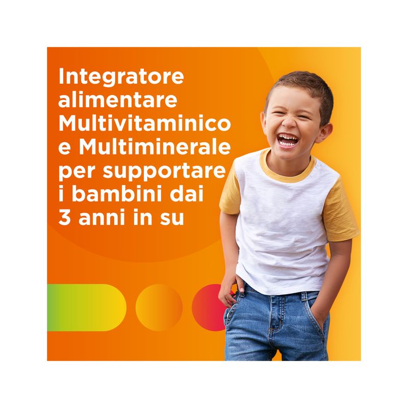 Multicentrum Baby Integratore Multivitaminico Multiminerale Vitamine/Ferro/Calcio Bimbi 3Anni+ 14Bst-3