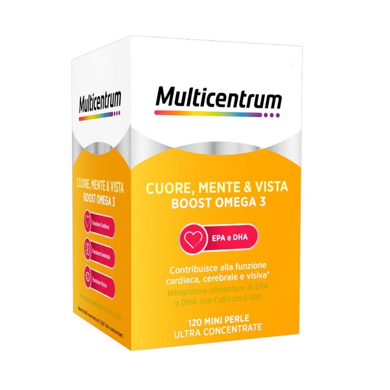 Multicentrum Cuore Mente E Vista Boost Omega3 120 Mini Perle-1