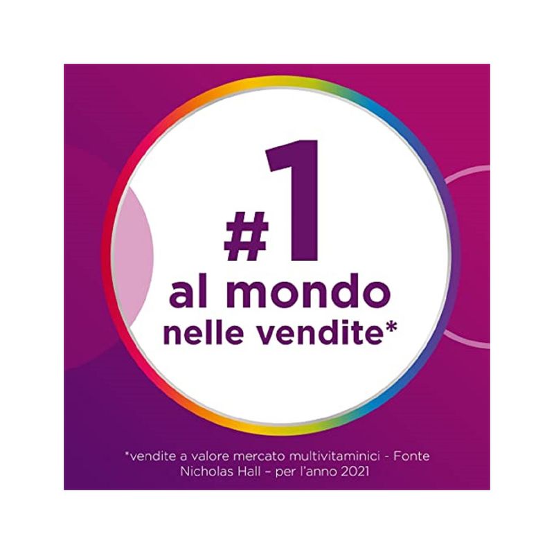 Multicentrum Donna Integratore Alimentare Multivitaminico Vitamina D Calcio Ferro Acido Folico 30Cpr-5
