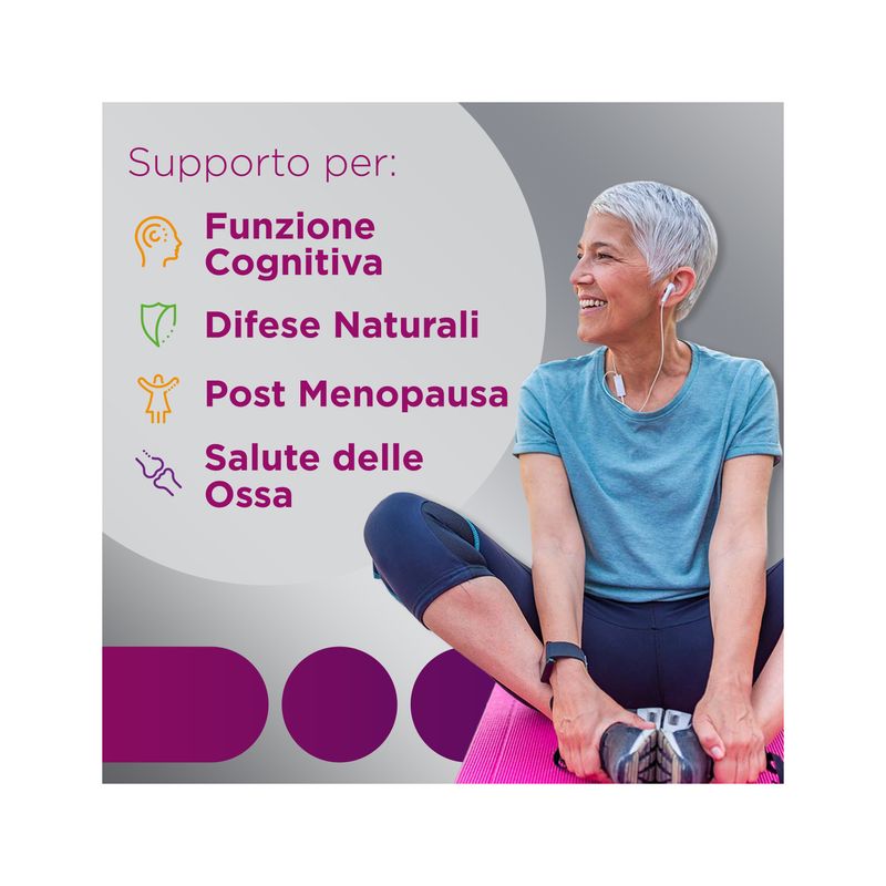 Multicentrum Donna 50+ Integratore Multivitaminico Multiminerale Calcio Ferro Acido Folico 60 Cpr-4