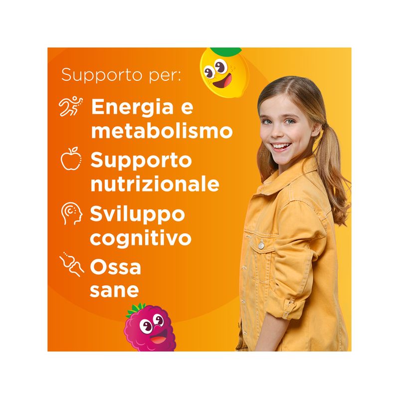 Multicentrum Junior Integratore Alimentare Vitamine Bambini 4+ Vitamina D3 Vitamina C Ferro 30 Cpr-4