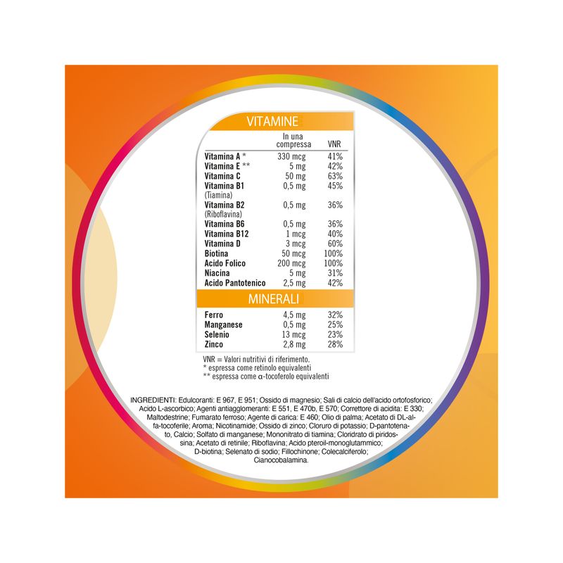 Multicentrum Junior Integratore Alimentare Vitamine Bambini 4+ Vitamina D3 Vitamina C Ferro 30 Cpr-8