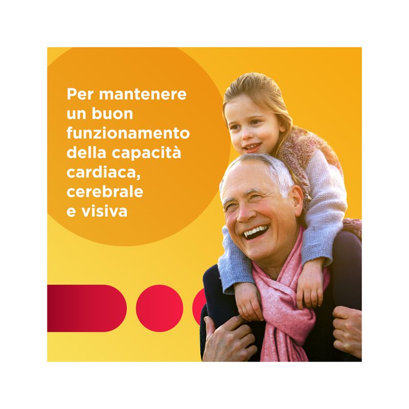 Multicentrum Cuore Mente Vista Boost Omega 3 Integratore Alimentare EPA E DHA Coenzima Q10 60 Perle-4