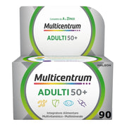 Multicentrum Adulti 50+ vitamine e minerali completo 90 compresse deglutibili-1