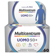 Multicentrum Uomo 50+ Integratore Alimentare Multivitaminico Vitamina D3 C B Zinco Magnesio 60 Cpr-1