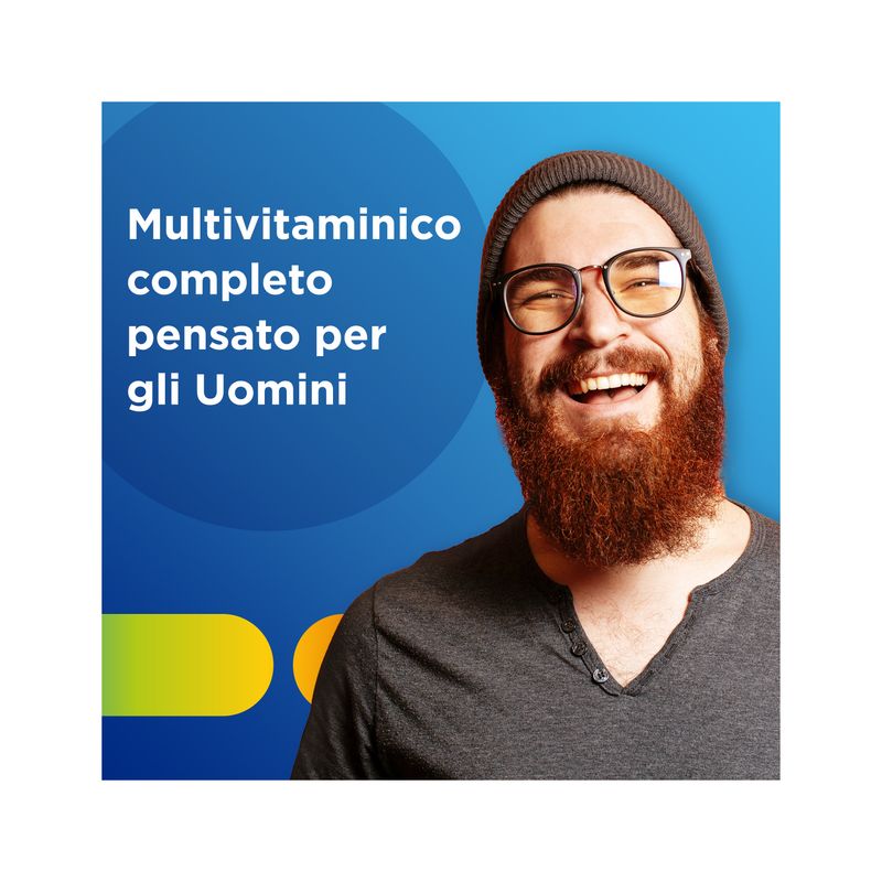 Multicentrum Uomo Integratore Alimentare Multivitaminico Vitamina B D3 A Calcio Magnesio 60 Cpr-3