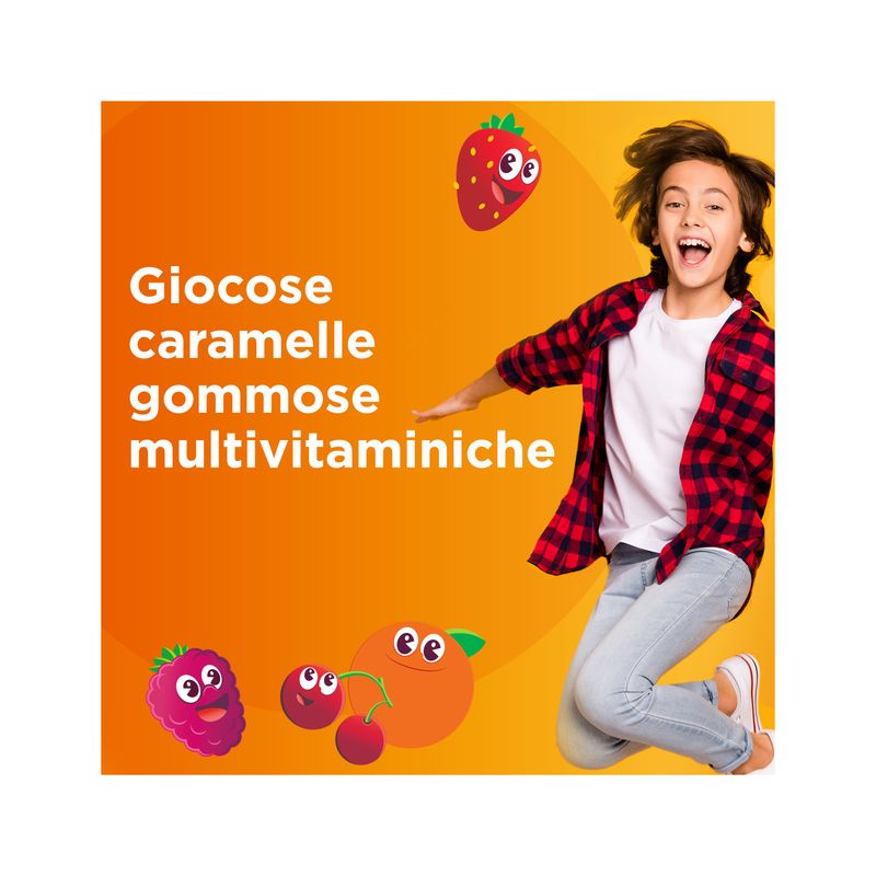 Multicentrum VitaGummy Integratore Vitamine Minerali Bambini 3+ Vitamina D Iodio Ferro 30 Caramelle-6
