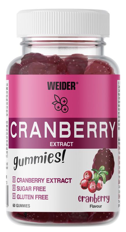 Weider Cranberry Gummies integratore alimentare 60 caramelle gommose-1