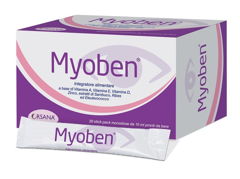 Myoben per il benessere della vista 20 stick pack-1