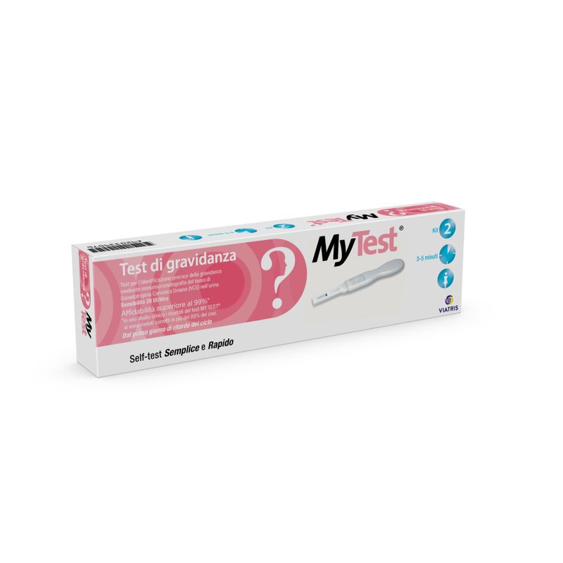 My Test Hcg Rapid Test Gravidanza 2 Pezzi-1