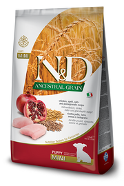 Farmina N&D Ancestral Grain Pollo E Melograno Cani Cuccioli Taglia Mini Sacco 800g-1