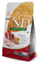 Farmina N&D Ancestral Grain Pollo E Melograno Gatti Adulti Sacco 300g-1