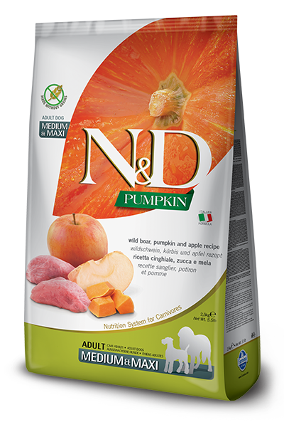 Farmina N&D Pumpkin Cinghiale E Zucca Cani Adulti Taglia Media E Grande Sacco 12kg-1