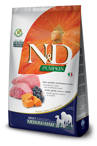 Farmina N&D Pumpkin Agnello E Zucca Cani Adulti Taglia Media E Grande Sacco 2,5kg-1