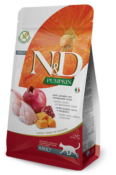 Farmina N&D Pumpkin Quaglia E Zucca Gatti Adulti Sacco 1,5kg-1