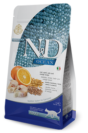 Farmina N&D Ocean Merluzzo E Farro Gatti Adulti Sacco 300g-1
