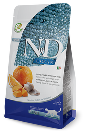 Farmina N&D Ocean Aringa E Zucca Gatti Adulti Sacco 300g-1