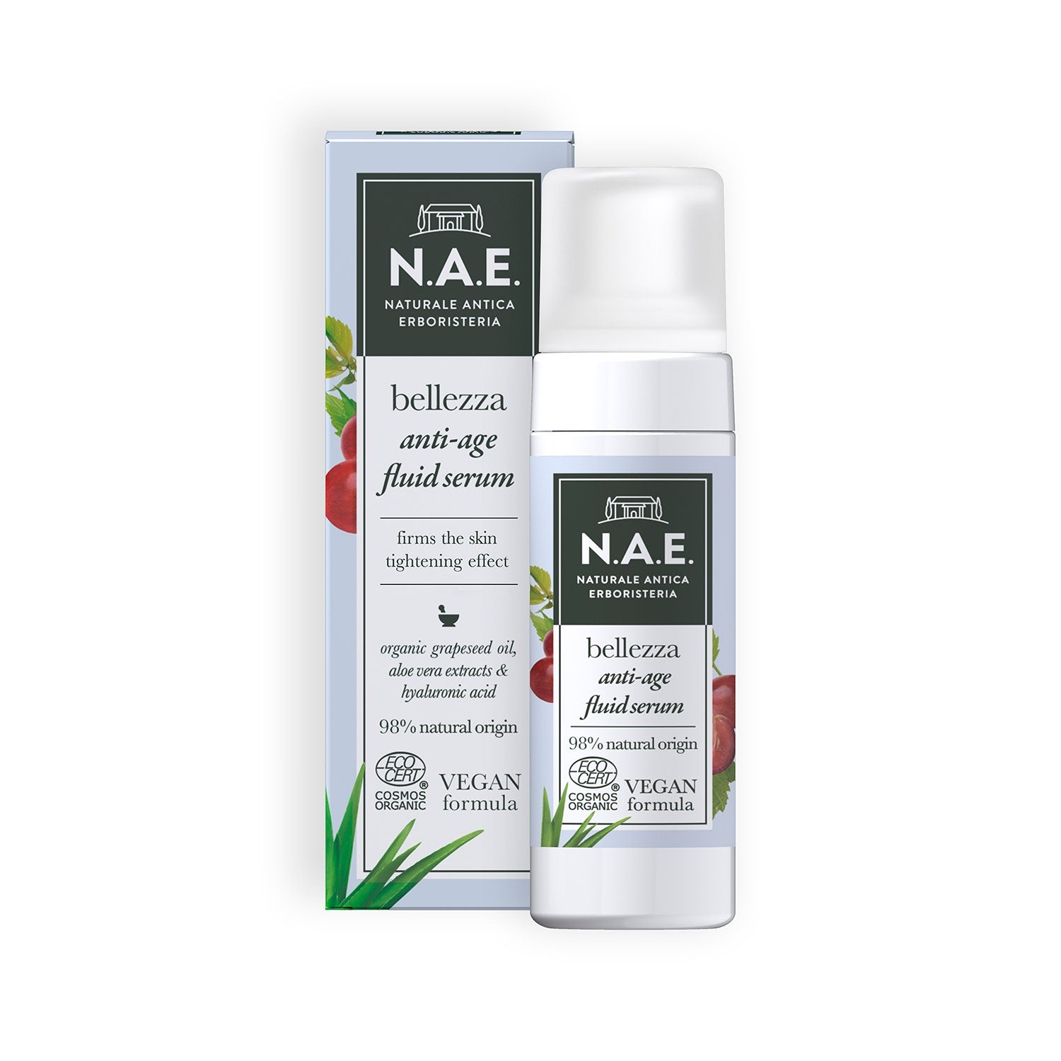 N.A.E. Siero Viso Anti-Età Bellezza Formula Vegana 30ml-1