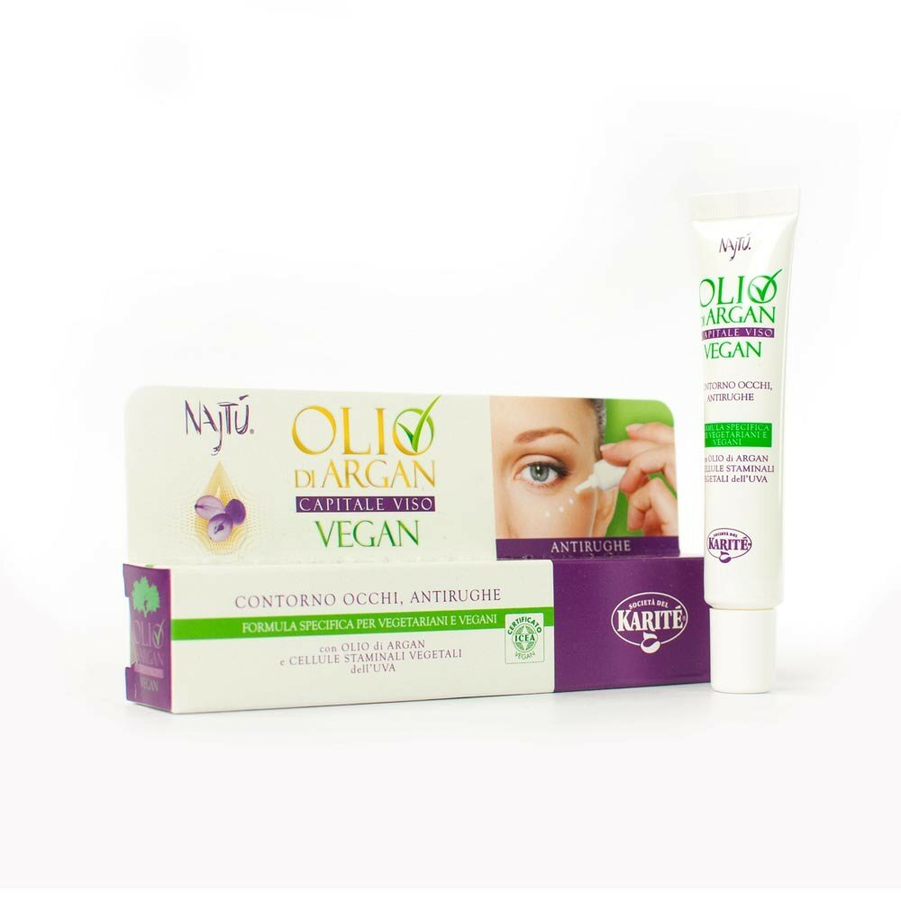 Najtù Vegan Olio di Argan Contorno Occhi Antirughe 15ml-1