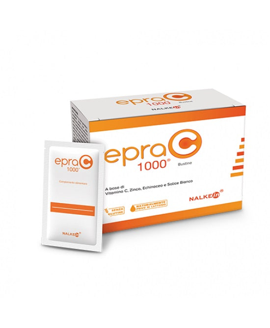 Nalkein Eprac 1000 per i malesseri stagionali 20 bustine gusto arancia-1