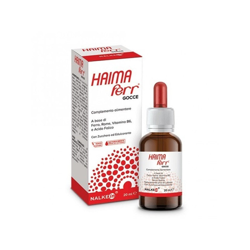 Nalkein Haimaferr utile per le carenze di ferro nei bambini Gocce 20ml-1