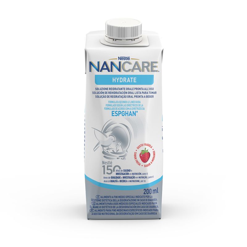 Nestlé Nancare Hydrate Alimento A Fini Medici Speciali Alla Fragola 3 Brick Da 200ml-4