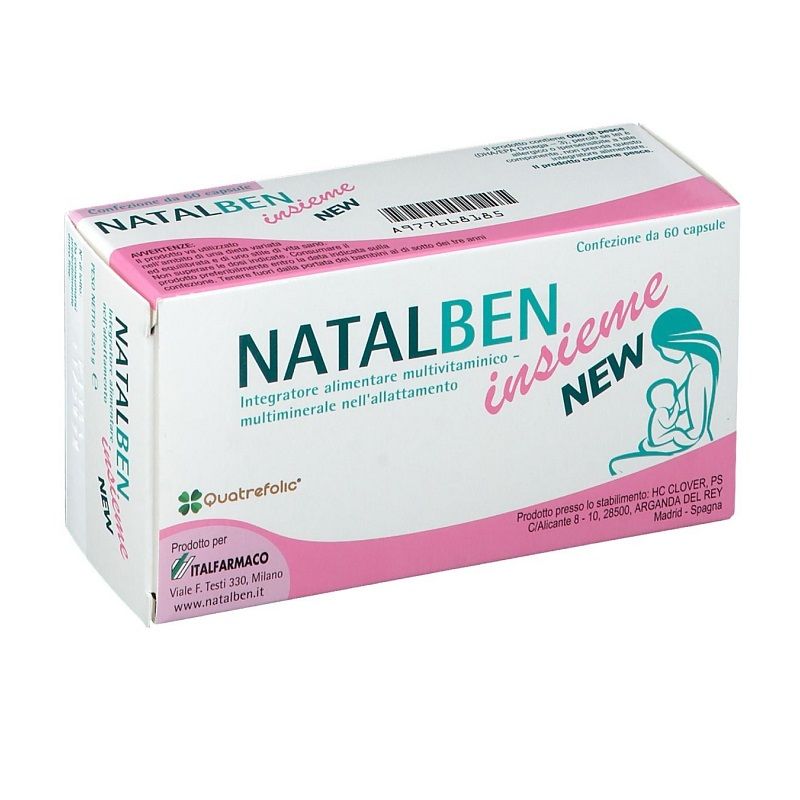 Natalben Insieme New 60 Capsule - Integrazione Gravidanza-1